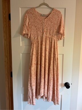 Polagram Button-Front Midi Dress